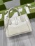 Gucci Jackie 1961 Medium Tote Bag in White Leather