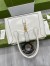 Gucci Jackie 1961 Medium Tote Bag in White Leather