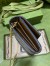 Gucci Jackie 1961 Chain Wallet in GG Canvas with Brown Leather