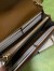 Gucci Jackie 1961 Chain Wallet in GG Canvas with Brown Leather