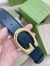Gucci Black Leather Belt 40MM with G Buckle