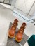 Gucci Brown Leather Ankle Boots With Interlocking G