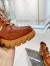 Gucci Brown Leather Ankle Boots With Interlocking G