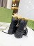 Gucci Black Leather Ankle Boots With Interlocking G