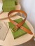 Gucci Brown Leather Belt 35MM with Square Buckle and Interlocking G