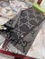 Gucci GG Cashmere Jacquard Scarf in Grey and Black