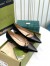 Gucci Ballet Flats in Black Leather with GUCCI Metal