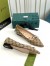 Gucci Ballet Flats in GG Canvas with GUCCI Metal