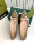 Gucci Ballet Flats in GG Canvas with GUCCI Metal