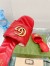 Gucci Slide Sandals 75mm in Red Matelasse Leather