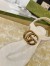 Gucci Double G Sandals in White Leather