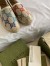 Gucci Espadrilles In Multicolor GG Linen Canvas