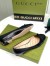 Gucci Ballet Flats in Black Leather with Stitched Interlocking G