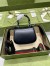Gucci Bamboo 1947 Mini Top Handle Bag in Black Leather