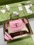 Gucci Bamboo 1947 Mini Top Handle Bag in Pink Leather