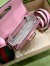 Gucci Bamboo 1947 Mini Top Handle Bag in Pink Leather
