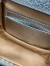 Gucci Bamboo 1947 Mini Top Handle Bag in Silver Metallic Leather