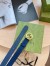 Gucci Blondie Belt 30MM in Blue Suede Calfskin