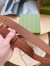 Gucci Blondie Belt 30MM in Brown Suede Calfskin