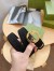 Gucci Blondie Belt 30MM in Black Suede Calfskin