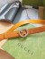 Gucci Blondie Belt 30MM in Tan Suede Calfskin