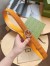 Gucci Blondie Belt 30MM in Tan Suede Calfskin
