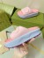 Gucci Slide Sandals in Multicolor Rubber with Interlocking G