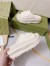 Gucci Slide Sandals in White Rubber with Interlocking G