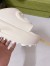 Gucci Slide Sandals in White Rubber with Interlocking G