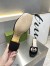 Gucci Interlocking G Cut-out Sandals 55mm in Black Leather