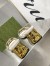 Gucci Interlocking G Cut-out Sandals 55mm in White Leather