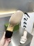 Gucci Interlocking G Cut-out Sandals 55mm in White Leather
