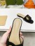 Gucci Interlocking G Cut-out Slide Sandals in Black Leather