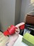 Gucci Double G Slide Sandals 55mm in Red Matelasse Leather