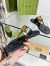 Gucci Interlocking G thong Sandals in Black Leather 