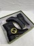 Gucci Blondie Ankle Boots in Black Leather with Interlocking G