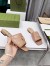 Gucci Slide Sandals in Beige GG Matelasse Leather