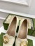 Gucci Blondie Pumps 55mm in White Leather