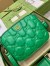 Gucci Small Shoulder Bag In Green GG Matelasse Leather