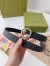 Gucci Blondie Belt 40MM in Black GG Supreme Canvas