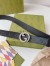 Gucci Blondie Belt 40MM in Black GG Supreme Canvas