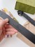 Gucci Blondie Belt 40MM in Black GG Supreme Canvas