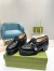 Gucci Women's Lug Sole Loafers in Black Matelasse Leather Leather