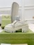 Gucci Women's Lug Sole Loafers in White Matelasse Leather Leather