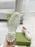 Gucci Women's Lug Sole Loafers in White Matelasse Leather Leather