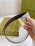 Gucci Rectangular Belt 35MM in Beige GG Supreme Canvas