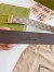 Gucci Rectangular Belt 35MM in Beige GG Supreme Canvas