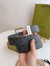 Gucci Rectangular Belt 35MM in Black GG Supreme Canvas