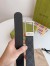 Gucci Rectangular Belt 35MM in Black GG Supreme Canvas