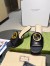 Gucci Blondie Slide Sandals 65mm in Black Leather